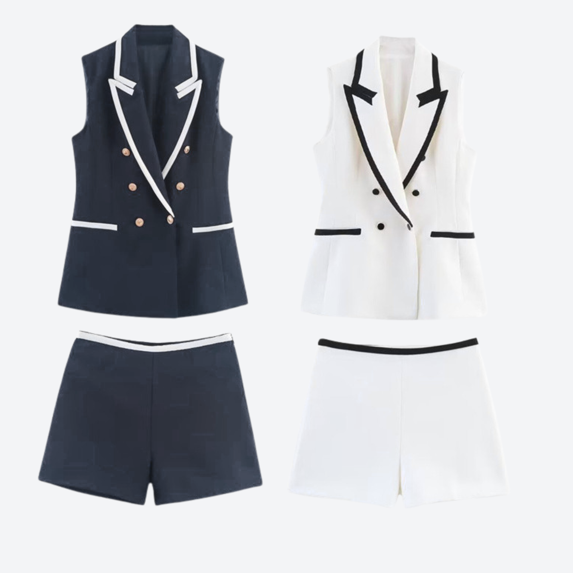 The Monaco- Navy Contrast Shorts