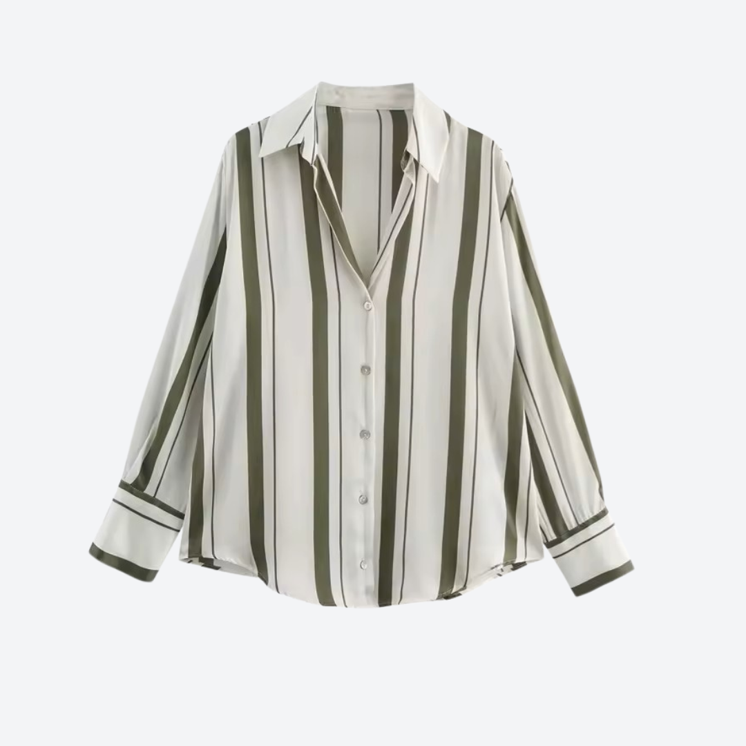 Vintage Sage Stripe Shirt