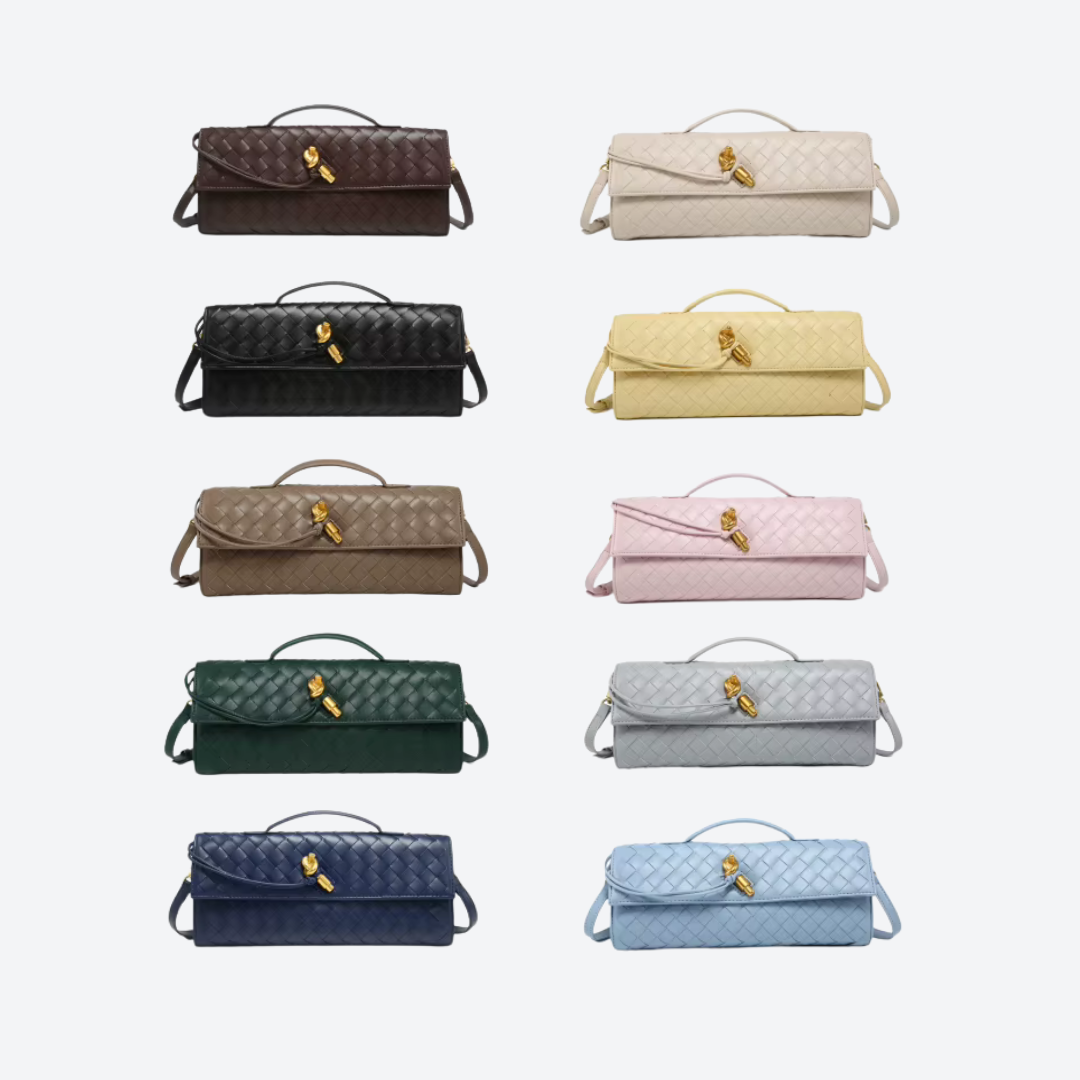 Marais Woven Flap Bag