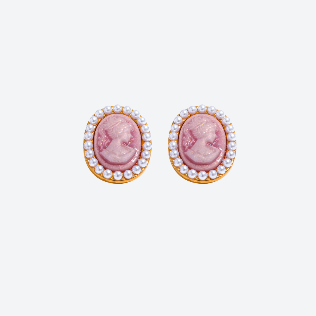 Rosalie Cameo Earrings
