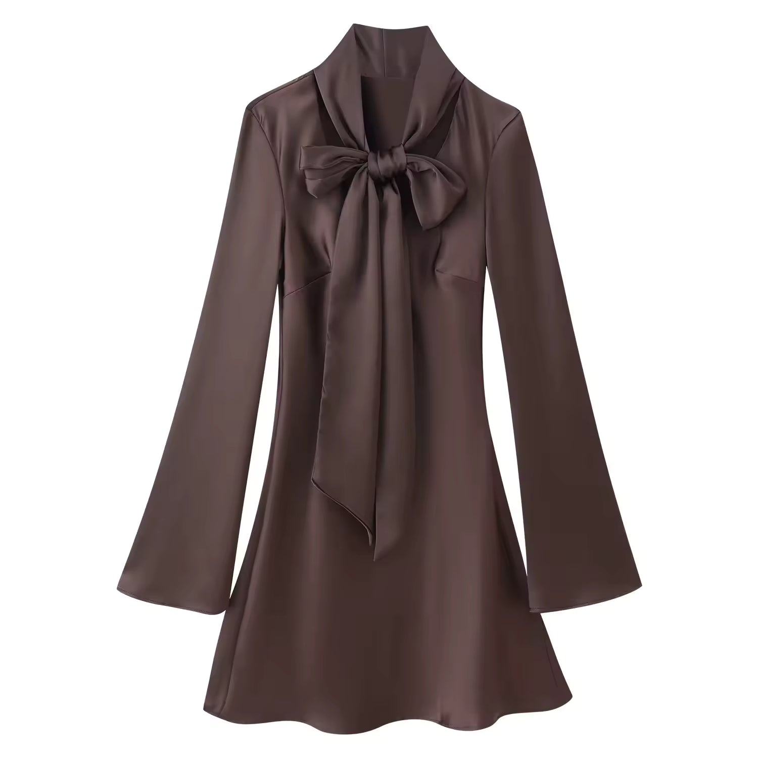 Colette Silk Bow Mini Dress