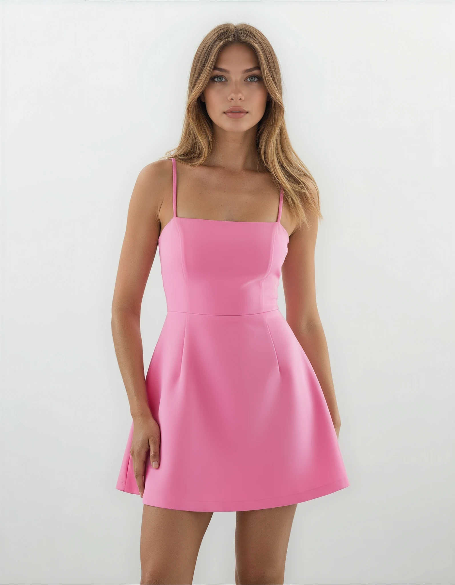 Palmetto Court Dress-Pink