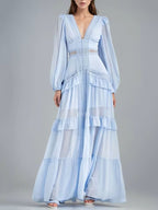 Linden Estate Dress- Baby Blue