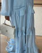 Linden Estate Dress- Baby Blue