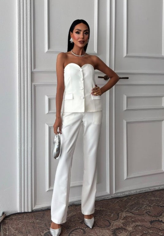 Sorrento Structured Bustier Top