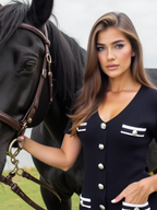 Valentina Knit Maxi Dress- Black