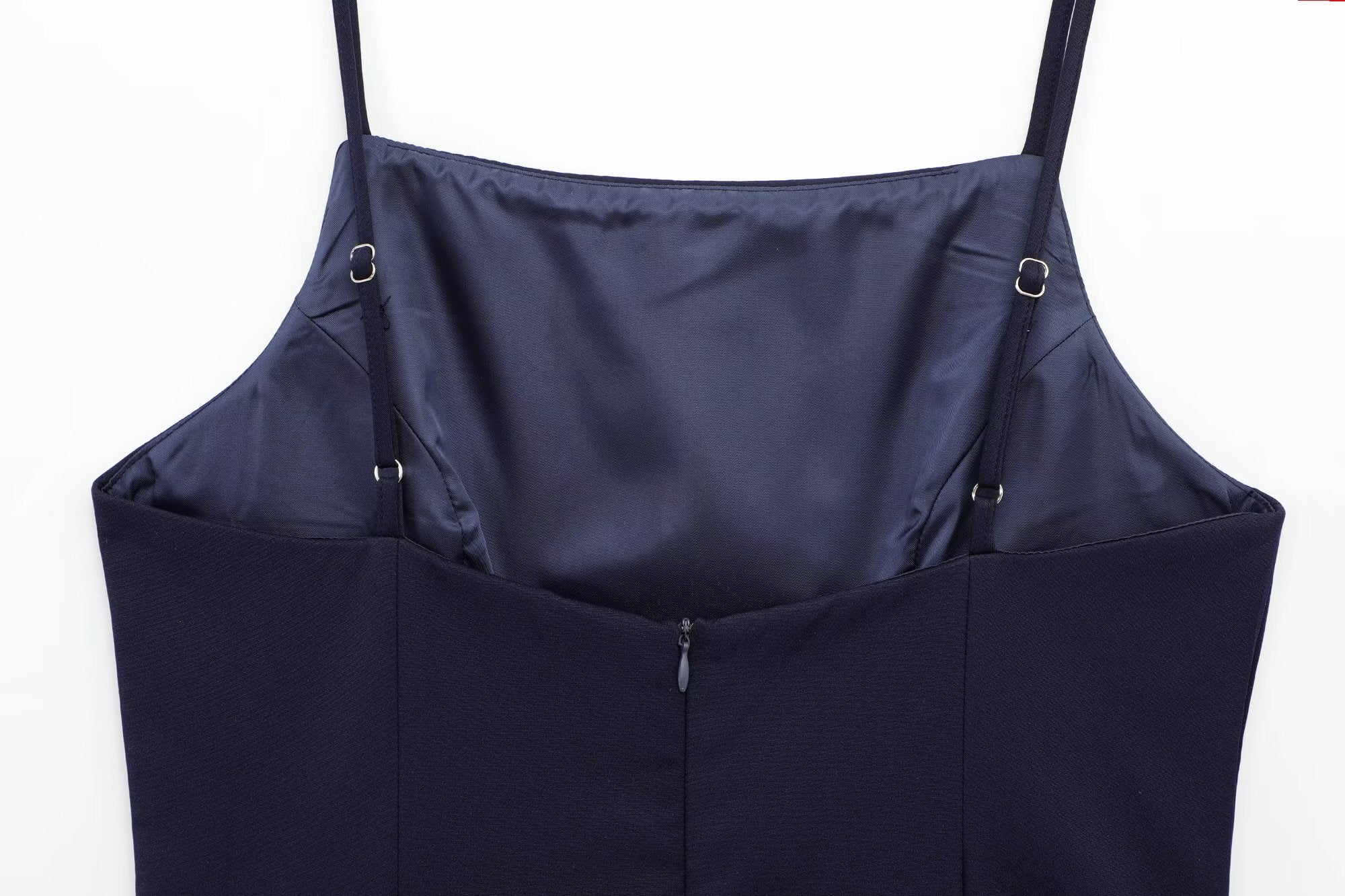 Palmetto Court Dress-Navy