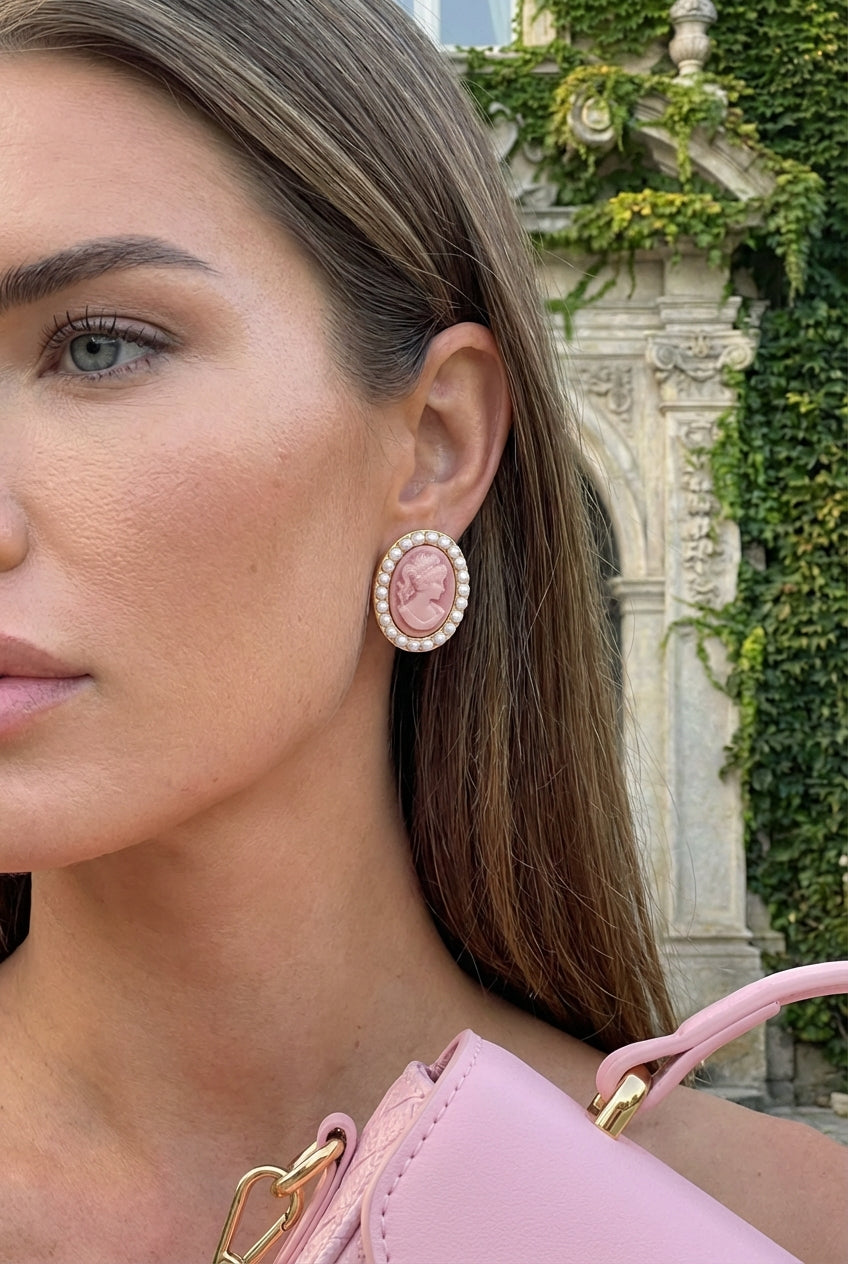 Rosalie Cameo Earrings