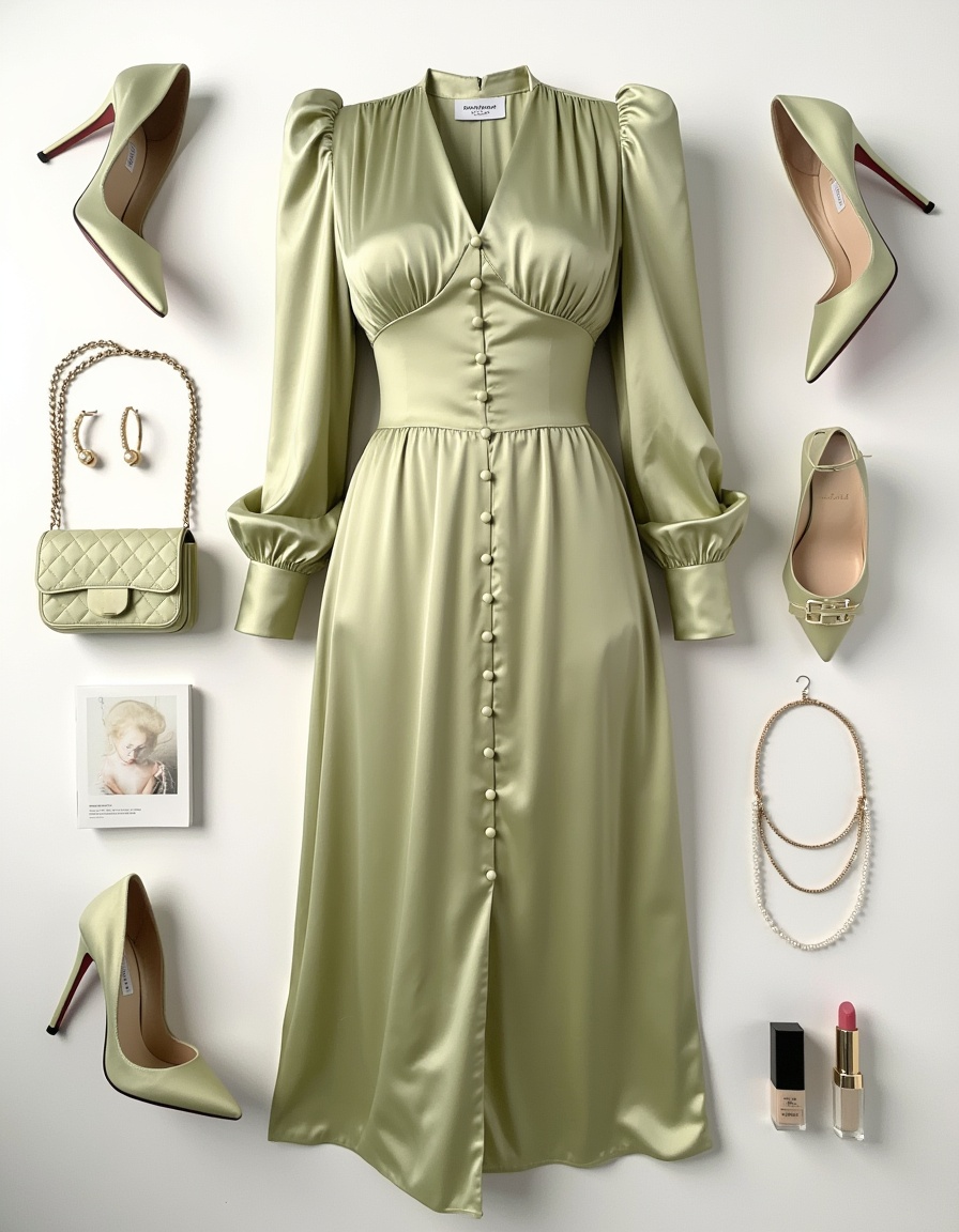 Verdant Rose Dress
