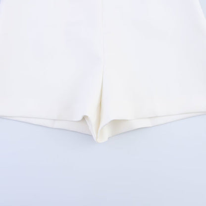 The Monaco- White Contrast Shorts
