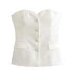 Sorrento Structured Bustier Top